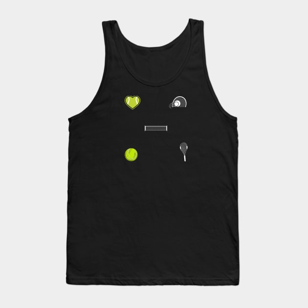 Tennis Lover Tank Top by BlackMeme94